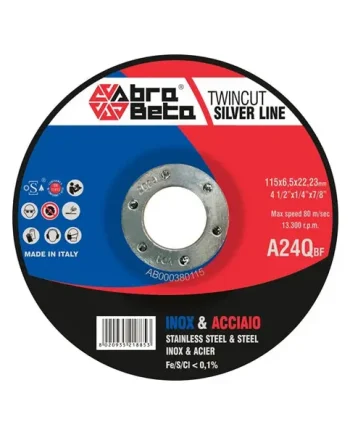 Abrabeta Stainless Steel Twin grinding discs - (25 Pack)
