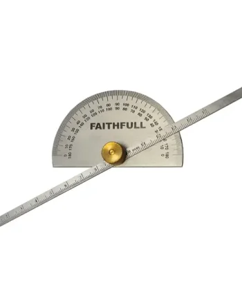 FAITHFULL Depth Gauge with Protractor 150mm (6in)