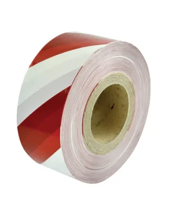 FAITHFULL Heavy-Duty Barrier Tape Red & White 70mm x 250m