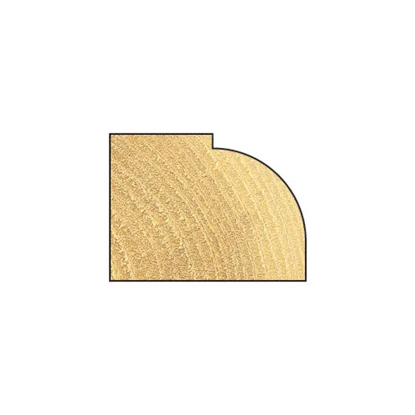 Rounding Over 9.5mm Radius x 22.2mm Cut - 1/4" Shank