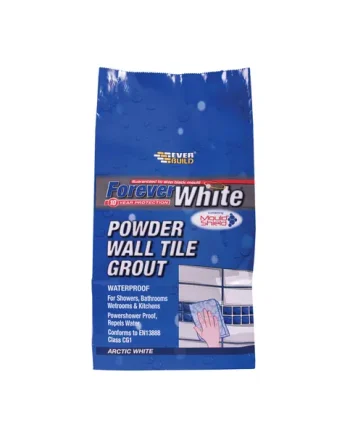 EVERBUILD Forever White Powder Wall Tile Grout 3kg