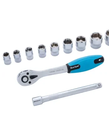 BLUESPOT TOOLS Socket Set of 12 Metric 3/8in Drive