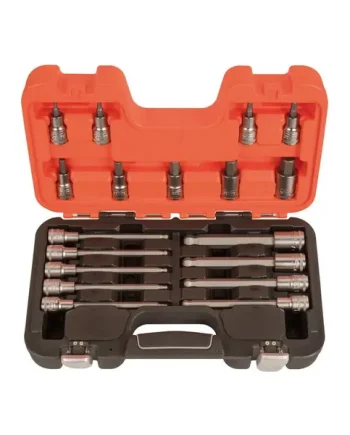 BAHCO S18HEX 1/2in Drive Socket Set of 18 Metric