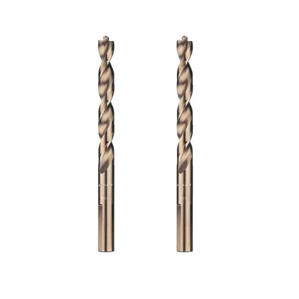 EXTREME1mmHSS-GGoldFerrousMetalDrillBit(2Pack)
