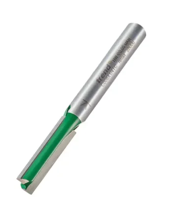 Two Flute Cutter 6.3mm Diameter x 25.4 mm Cut - 1/4" Shank
