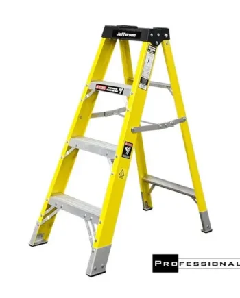 Jefferson JEFLADFGLS04 4 Tread Fibreglass Step Ladder