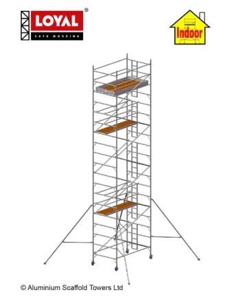 10.7m(35′1″) Working Height – Loyal Tower 1450, 2.5m(8′2″) Long, Loyal Industrial Scaffold Tower