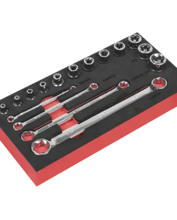 Sealey TRX-Star* 3/8"Sq Drive Socket & Spanner Set 16pc