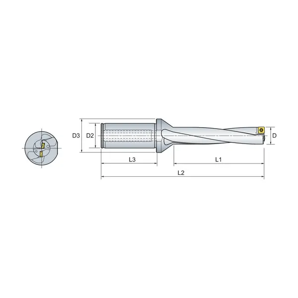 31mm 5xD King Drill Indexable U-Drill (Korloy)