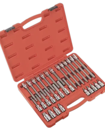 Sealey Hex Socket Bit Set 30pc 1/2"Sq Drive