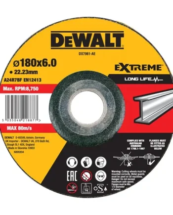 MetalGrindingWheelHP180x6x22.23mmType27