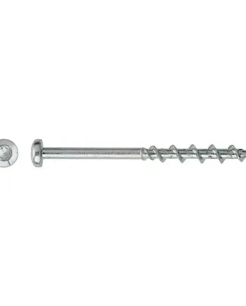 100 x Wall Dog Pan Head 70mm Torx 25 Chrome