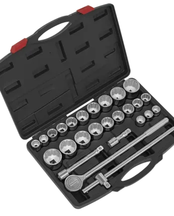 Sealey Socket Set 26pc 3/4"Sq Drive 12-point WallDrive